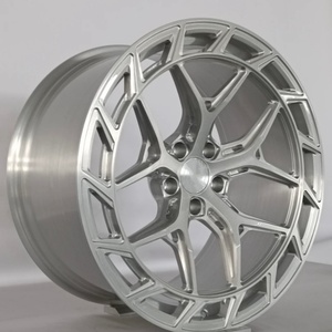 ล้อแม็กซ์อัลลอยด์ WX คุณภาพสูง ขนาด 18 19 20 นิ้ว สำหรับรถยนต์ <span class=keywords><strong>Audi</strong></span> A4 B8 B9 Q7 <span class=keywords><strong>Q8</strong></span> <span class=keywords><strong>Etron</strong></span>, 5x112 สีเงินขัดเงา - Product Image 3