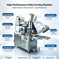 Machine de formage entièrement automatique de nuggets de poulet, taille et forme personnalisables, pour les usines de transformation de produits alimentaires à base de poulet