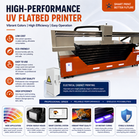 Imprimante UV industrielle à plat pour tôles, armoires électriques, machine d'impression numérique à jet d'encre avec encre blanche et séchage LED