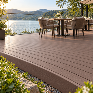 Plateforme de terrasse préfabriquée en WPC pour camping-car, avec pieds réglables en acier galvanisé, pour l'extérieur - Product Image 6