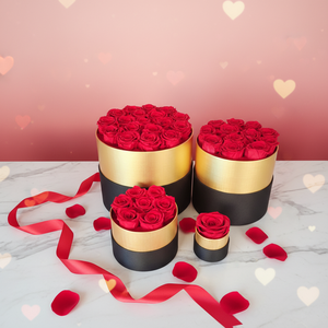 Rosas Eternas Personalizadas para Aniversario de Boda o Cumpleaños, Rosas Preservadas de Larga Duración, Caja de Regalo OEM - Product Image 4