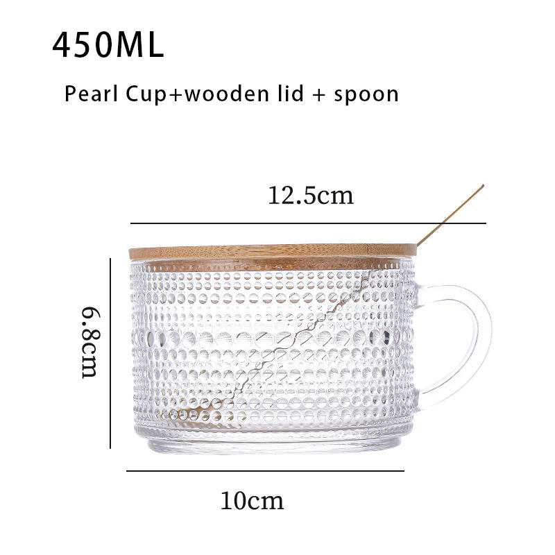 Pearl Cup+wooden lid + spoon