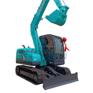 Excavatrice hydraulique SK75-8 utilisée de chenille de Kobelco du Japon poids d'opération de 5 tonnes avec le composant de pompe de noyau - Product Image 1
