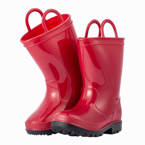 YL7069 stivali da <span class=keywords><strong>pioggia</strong></span> per bambini in PVC impermeabili multicolore antiscivolo personalizzati per bambini - Product Image 3