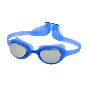 थोक कस्टम सामान्य वयस्क स्तर लाइट-प्रूफ स्विमिंग चश्में मजबूत सिलिका जेल चश्में