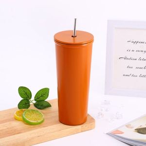 304 Stainless Steel Modern Design Double-layer Vacuum Insulated Coffee <b>Cup</b> 6-12hr Thermal Insulation <b>Large</b> - Product Image 4