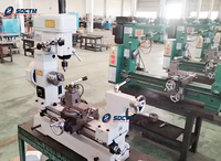 Tour Mini HQ400 Machine de tour combinée multi-usages Machine de tour/perceuse/moulin HQ400 Ventes d'usine