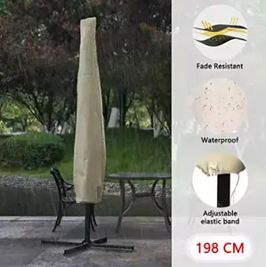 Summer Hot Sale Garden Outdoor Umbrellas Banana Hanging Umbrella With LED Foldable And Rotatable