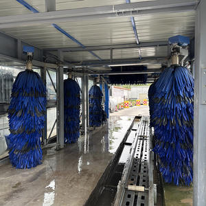 Tunnel automatique à économie d'énergie Machines de lavage de voiture haute pression intelligente à haut débit 9 brosses Machine de lavage de voiture électrique - Product Image 3