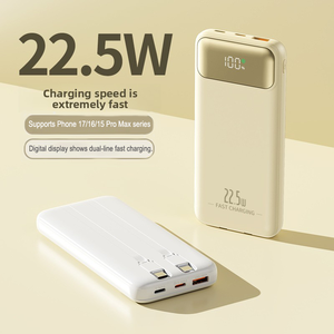 Power Bank Portatile da 10000mAh con Ricarica Rapida 22.5W, Ultra Sottile, Display LED, per Telefoni Cellulari, Idea Regalo - Product Image 5