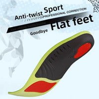Semelles orthopédiques de soutien de la voûte plantaire, anti-torsion, correction des pieds plats, inserts sportifs amortissants pour la santé des pieds
