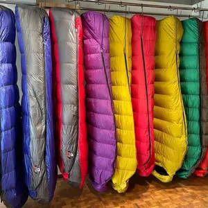 PF800 Down Sleeping Bag Backpacking Outdoor Goose Down Sleeping Bag 0 F Ultralight Classic Customized Winter Cold Weather Tents