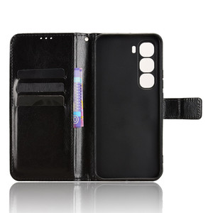 เคสโทรศัพท์หนังกระเป๋าสตางค์ลาย Crazy Horse สำหรับ infinix Hot 60 Pro PLUS 4G - Product Image 3