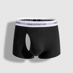 2024 nuevo diseño hombres Boxer breve ropa interior Boxer calzoncillos hombres logotipo personalizado transpirable Nylon Boxer calzoncillos para hombres - Product Image 3