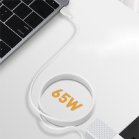 Kabel Charger Cepat Ldnio Lc122-c 2M 65w Tipe-c ke Tipe-c, Kabel Data Pengisian Daya Cepat USB Harga Grosir untuk Ponsel dan Komputer Desktop