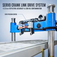 Voedselveilige automatische in-line servo snijmachine voor plastic fruitbakjes, voedselcontainers en thermoforming verpakkingslijnen