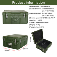 Boîte à outils de camion robuste et étanche en rotomoulage avec doublure EVA personnalisée, protection IP65, fermeture à boucle