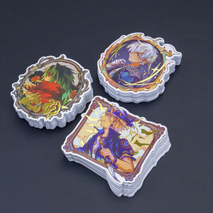 Tùy Chỉnh Không Thấm Nước Vinyl Phim Hoạt Hình Lá Vàng Sticker Trẻ Em Cá Nhân Dễ Thương Chết Cắt Cô Gái Trang Trí Điện Thoại Phim Hoạt Hình Sticker - Product Image 5