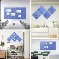 Fournitures de bureau en gros, panneaux de tableau d'affichage en liège autocollants épais et grands, personnalisés, insonorisés, pour les murs