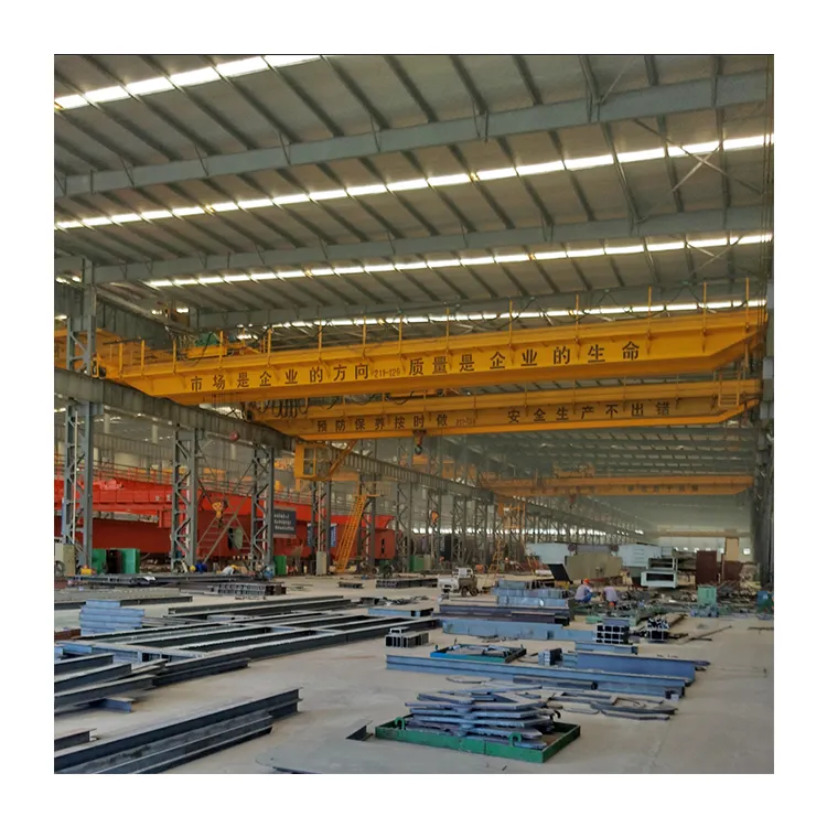 Manufacture overhead 20t 30t 40t pipe sheet bag EOT bridge crane