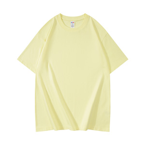 100% coton 280g <span class=keywords><strong>Logo</strong></span> de <span class=keywords><strong>marque</strong></span> imprimé lourd grande taille T-shirts décontractés T-shirt personnalisé T-shirt pour hommes - Product Image 6