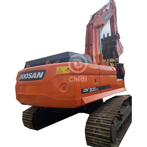Excavadora usada DOOSAN de Corea DX300LC, maquinaria de construcción de orugas hidráulica de segunda mano original, excavadora en buen estado, excavadora en buen estado, excavadora de segunda mano, modelo DOOSAN - Product Image 1