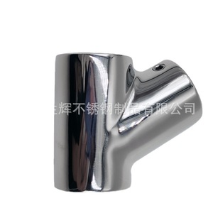 Stainless Steel 60 Degree T Joint Pipe Fitting 316 Marine Hardware For <b>Yacht</b> Railing 22mm 25mm 30mm 32mm - Product Image 1