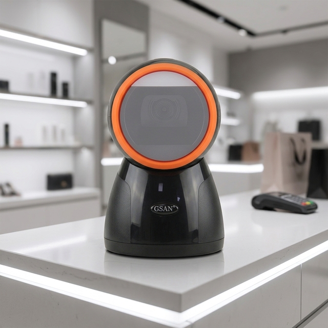 Wholesale Mobile Handsfree  QR Code Reader POS System Billing Machine 1D 2D Wireless Barcode Scanner