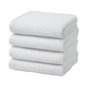 Terry Woven Bath <b>Towel</b> 100% Cotton | 500-600 GSM | Soft | <b>White</b> | 70x140 cm | Ready Stock EU - Product Image 5