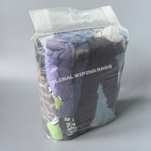 Trapos de Limpieza Industriales de Algodón Grueso, Trapos de Algodón de Colores, Trapos Ecológicos Tipo Sudadera para Limpieza - Product Image 1