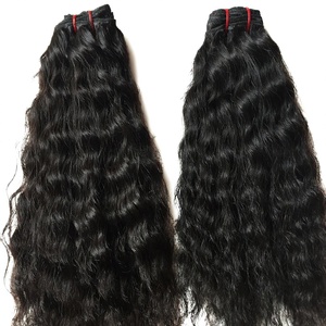 Nandee House - Cabello Humano Virgen Ondulado Profundo Indio Crudo al por Mayor, con Cutícula Alineada, Grado 12A, Doble Trama a Máquina - Product Image 2