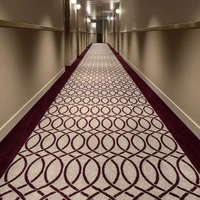 Tapis de couloir personnalisé à motifs floraux pour hôtel, imprimé numériquement en 3D, en polyester à poils moyens, antidérapant, long tapis de couloir pour motel