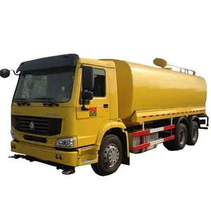 Sinotruk Nieuwe Gebruikte Howo Drink Schoonmaak Brandbestrijding Bowser Levering Transport Weg Sprinkler Kruiwagen Watertank Tankwagen