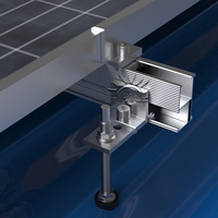 Vente en gros de pieds solaires PV en L sur le toit Supports de système de montage Boulon de suspension de montage solaire L pieds L pieds Système solaire PV PV