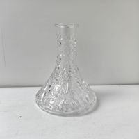 Base de chicha en verre de cristal russe pour vente en gros, hauteur 25 cm