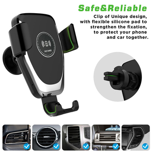 <span class=keywords><strong>El</strong></span> más vendido 10W Cargador rápido inalámbrico Car Mount Air Vent Soporte <span class=keywords><strong>para</strong></span> teléfono móvil Soporte <span class=keywords><strong>de</strong></span> carga <span class=keywords><strong>para</strong></span> IPhone15 <span class=keywords><strong>para</strong></span> Samsung - Product Image 5