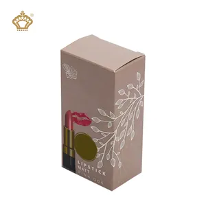 Customize Logo Glossy Foil Small Product Cosmetic Paper Packaging Box
