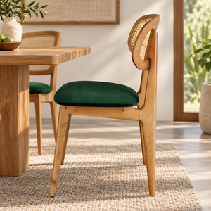 Aporte un calor natural a su espacio con una silla de teca diseñada para brindar comodidad, durabilidad y relajación diaria. - Product Image 1