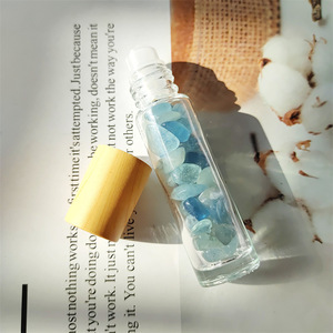 治疗灵气威卡脉轮石砾石滚球许愿瓶宝石芯片水晶精油瓶礼品 - Product Image 4