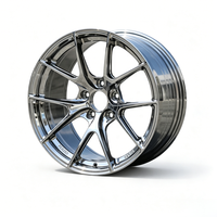 Nouvelles jantes en alliage d'aluminium forgé monobloc chromées 16-20 pouces 5x120/5x114.3/5x112 25 mm multi-branches pour M3 F80 Audi A4 Mercedes