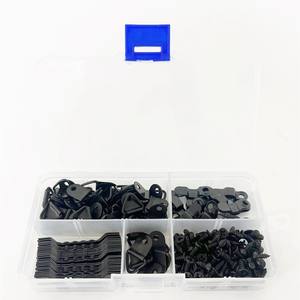 Gancho para Cuadros con Tornillos, Dorado, Plateado, Negro, Triangular, para Colgar Cuadros, Espejos, Marcos de Fotos, Metálico, Varios Tamaños - Product Image 4