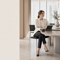 Chaise d'appoint simple de mobilier Chaise de salle à manger stable en acier inoxydable noir moderne en métal avec dossier en bois Chaise pour bureau d'hôtel