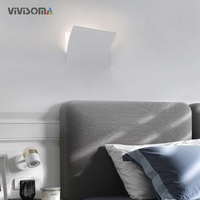 Luminaria Empotrada de Yeso para Montaje en Pared GW07017 IP20, 410x165x260mm, Base E14, Iluminación Empotrada para Espacios Comerciales Modernos