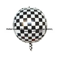 Ballons disco en feuille d'argent 4D Lukinuo, 9 pièces, 22 pouces, auto-scellants, réutilisables, décoration de fête d'anniversaire, rétro années 70, 80, 90