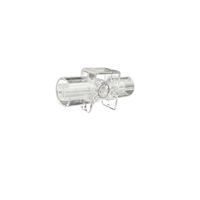 Adaptateur de voies respiratoires néonatales jetables vétérinaires compatible avec le capteur EtCO2 du capnographe Mainstream Capnostat5