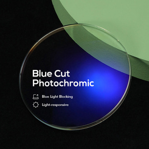 <span class=keywords><strong>Lentes</strong></span> Oftálmicas Fotocromáticas Anti Luz Azul 1.56/1.59 Poli/1.61/1.67 <span class=keywords><strong>Lentes</strong></span> con Filtro de Luz Azul en Plástico Gris/Grisáceo - Product Image 4