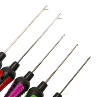 Kit de perçage de langue 5 pièces en acier à haute teneur en carbone de style européen avec poignées antidérapantes, aiguilles à enfiler, à tirer et à nouer, fabriqué en Chine