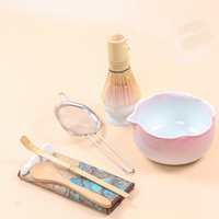 Ensemble de bols à matcha en céramique Dingyue, ensemble de bols à matcha, accessoires à matcha faits à la main, ensemble de matcha en marque privée