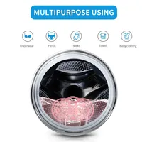 Bolsa de Lavado para Sujetadores de Poliéster y Silicona, Antideformación, Reutilizable, Impermeable, para Lavadora y Secadora, Uso en Baño