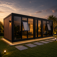 Casa Contenedor Industrial Expandible de Doble Ala Personalizada, Económica, con Baño Sanitario, Ecológica y de Instalación Rápida para Jardín